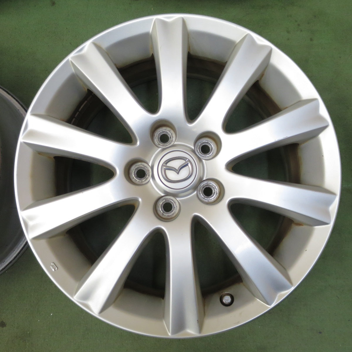 4本価格◎マツダ LY3P MPV 純正 ホイール 17インチ 17×7J PCD114.3/5H◎6081001NGホ