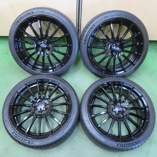 キレイ★スバル BRZ STi スポーツ 純正 ENKEI 215/40R18 ミシュラン パイロットスポーツ4 18インチ エンケイ PCD100/5H★6042504イノ