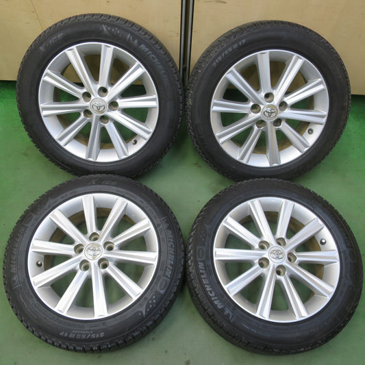 バリ溝！8.5分◎トヨタ 50系 カムリ 純正 215/55R17 スタッドレス ミシュラン X-ICE XI3 17インチ PCD114.3/5H◎6091503IMス