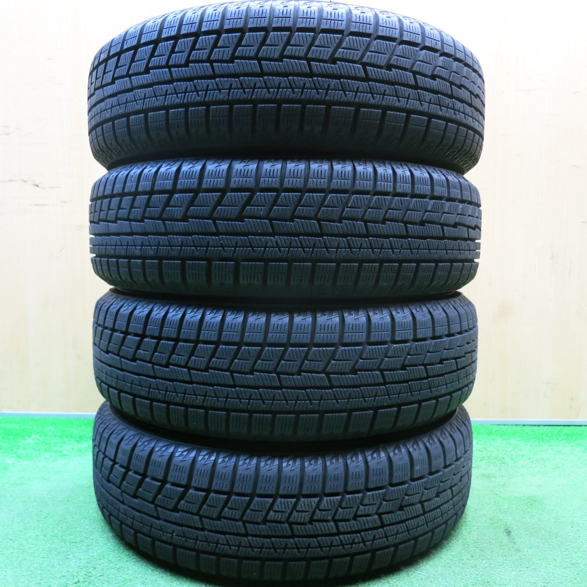 バリ溝！22年！キレイ！9.5分★スタッドレス 155/65R14 ヨコハマ アイスガード iG60 TEAD テッド 14インチ PCD100/4H★5121413HAス