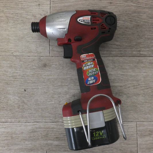 ★リョービ RYOBI 充電式インパクトドライバ BID-1230　電池パック B-1203M2 2個　充電器 BC-1202　セット★