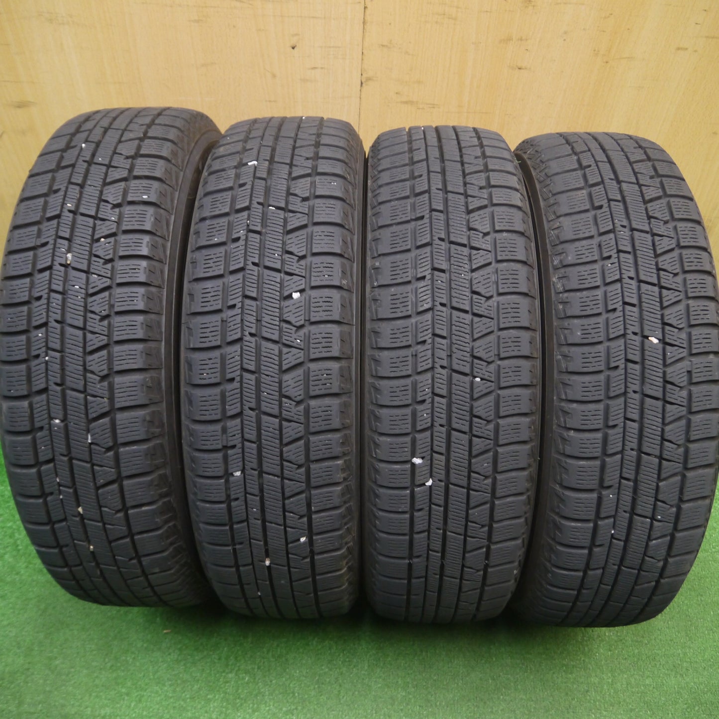 [送料無料] バリ溝！20年！9分★スタッドレス 155/65R14 ヨコハマ アイスガード iG50 プラス VELVA ヴェルヴァ 14インチ PCD100/4H★4120603Hス