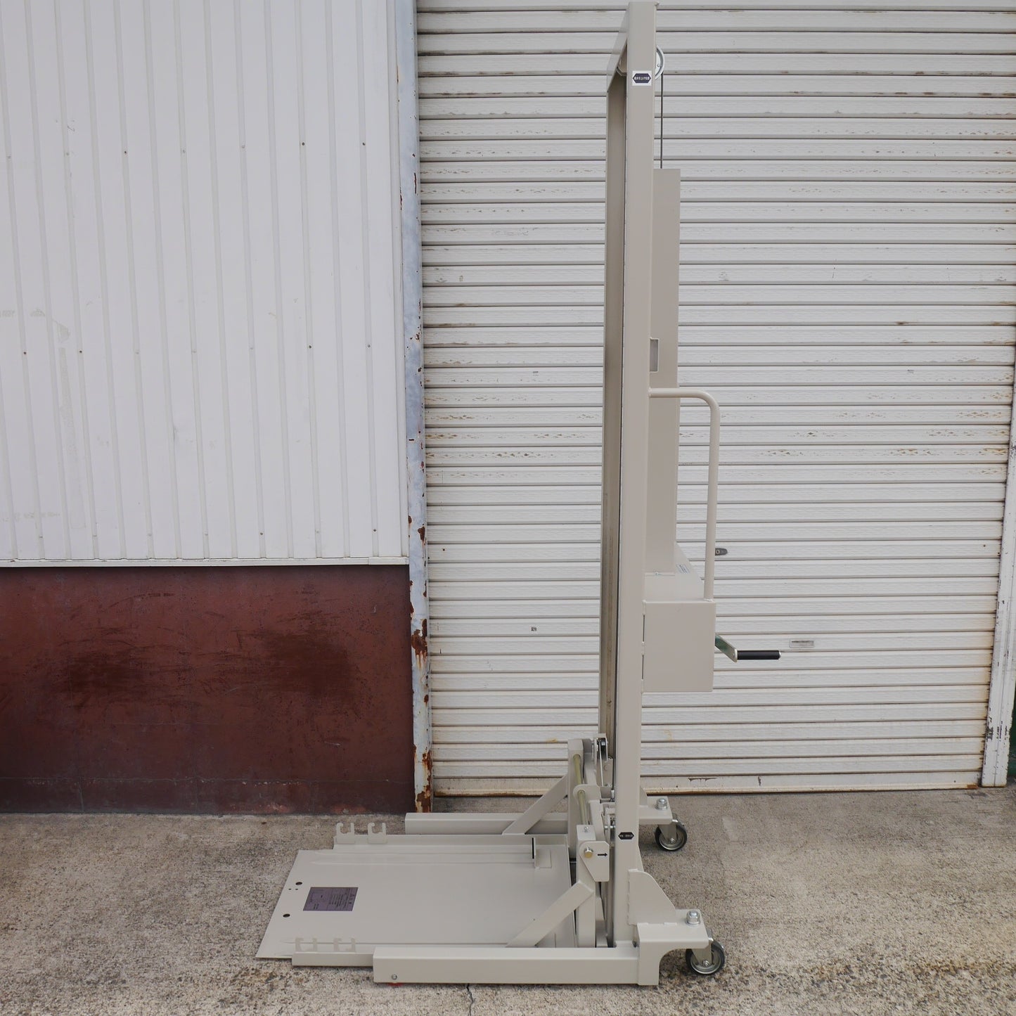 【岐阜発 直接引取限定】美品☆三菱電機 中立電機 リフター F-2C 2300mm 最大積載量 150kg 2019年製 手動 リフト ハンド リフト☆