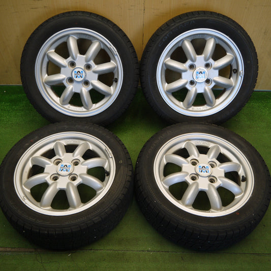 4本価格★ダイハツ ミラジーノ 純正 MINILITE 165/55R14 スタッドレス ナンカン CORSAFA ミニライト 14インチ PCD100/4H★6052202Hス