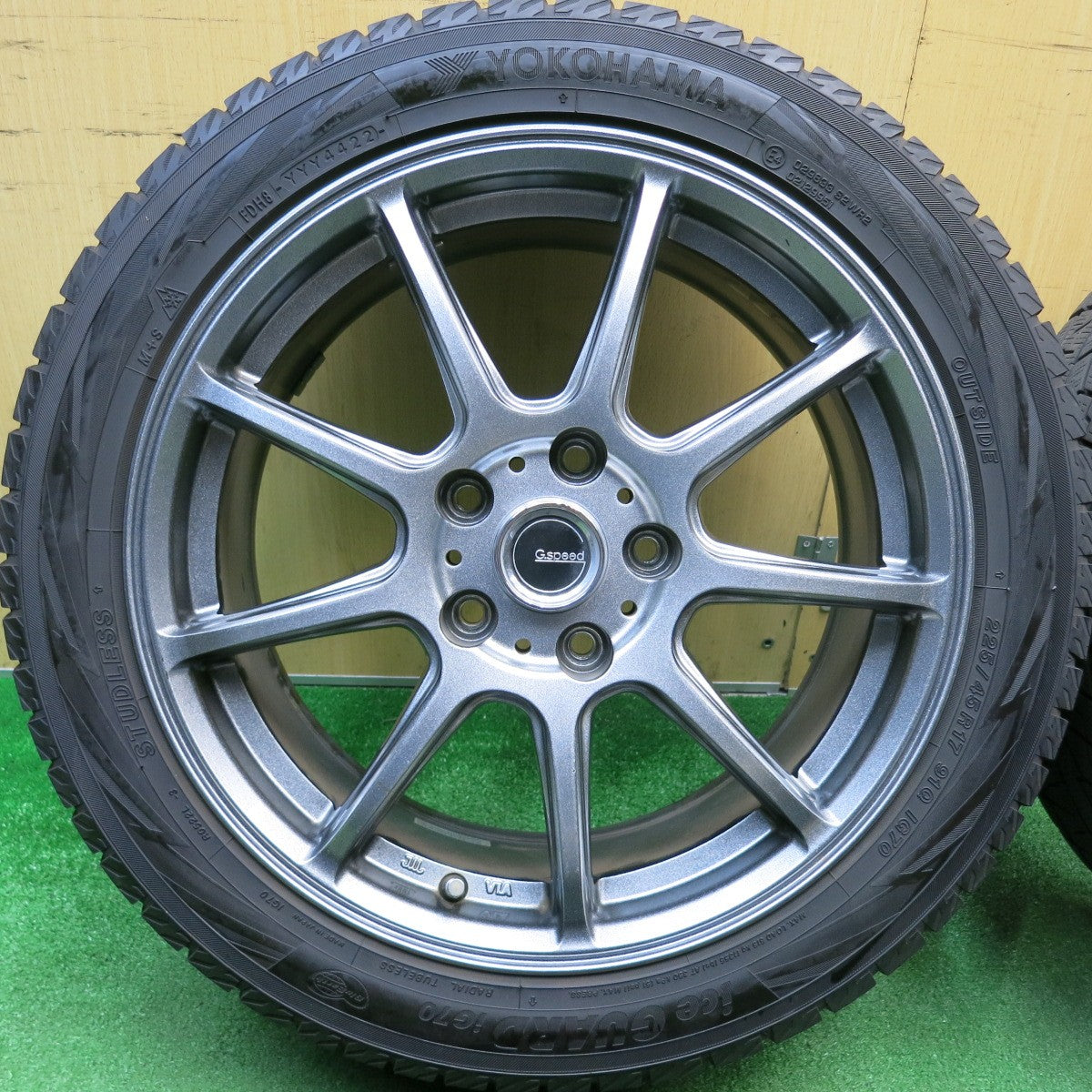 4本価格！22年★スタッドレス 225/45R17 ヨコハマ アイスガード iG70 G.speed Gスピード 17インチ PCD114.3/5H★6020510HAス