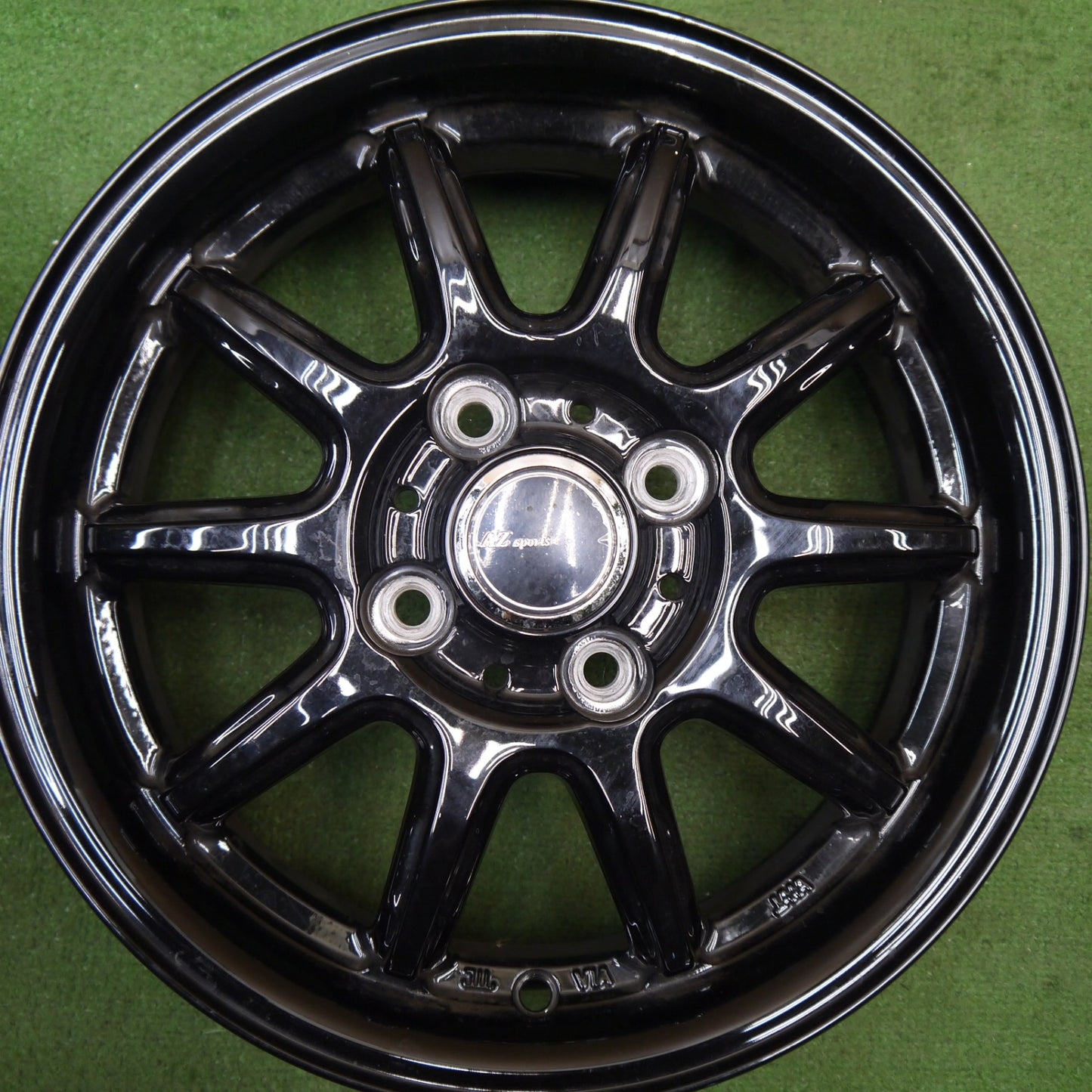 4本価格★AZ sports ホイール 14インチ AZスポーツ 14×4.5J PCD100/4H★5052009Hホ