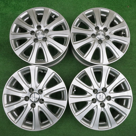 [送料無料] 4本価格★AIRBERG エアベルグ 15インチ ホイール 15×6J PCD100/5H★4102804HAホ