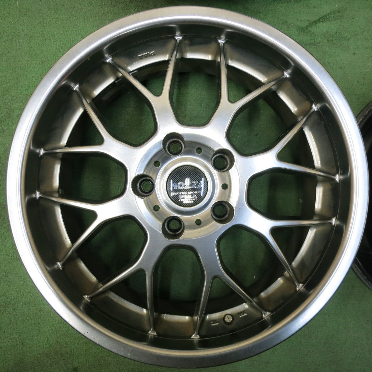 [送料無料] 4本価格★ROZZA MOTOR SPORTS PIAA ホイール 17インチ ピア 17×7JJ PCD114.3/5H★5021005SYホ