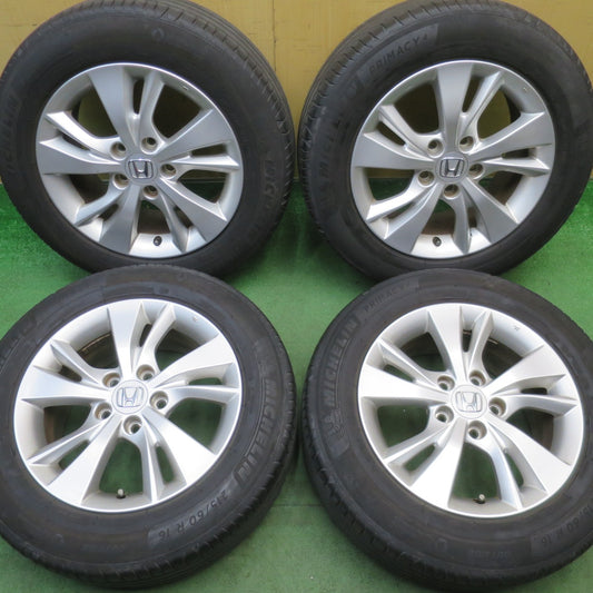 4本価格！22年★ホンダ RU ヴェゼル 純正 215/60R16 ミシュラン プライマシー4 16インチ PCD114.3/5H★6051304NJノ
