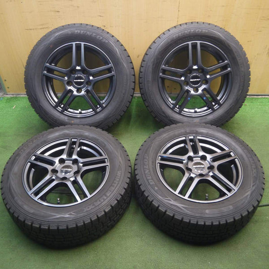 バリ溝！キレイ！9.5分★ワーゲン等 Eurodesign 195/65R15 スタッドレス ダンロップ WM01 PCD112/5H★4021001ナス