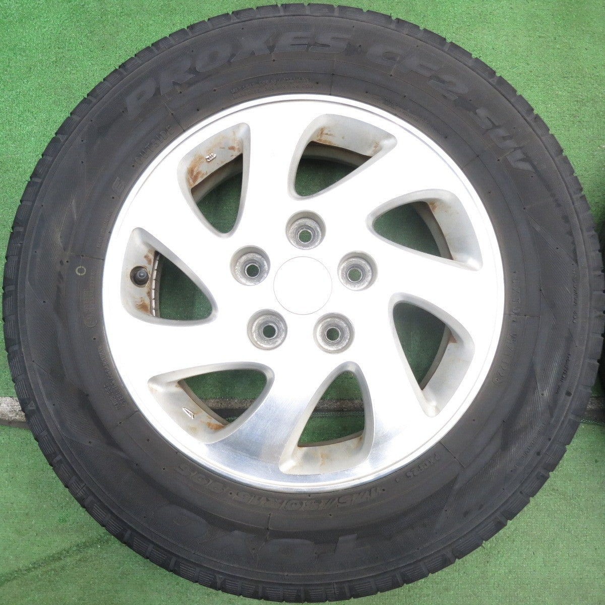 4本価格！22年◎ダイハツ テリオスキッド 純正 175/80R15 トーヨー プロクセス CF2 SUV 15インチ PCD114.3/5H◎6072303HAノ