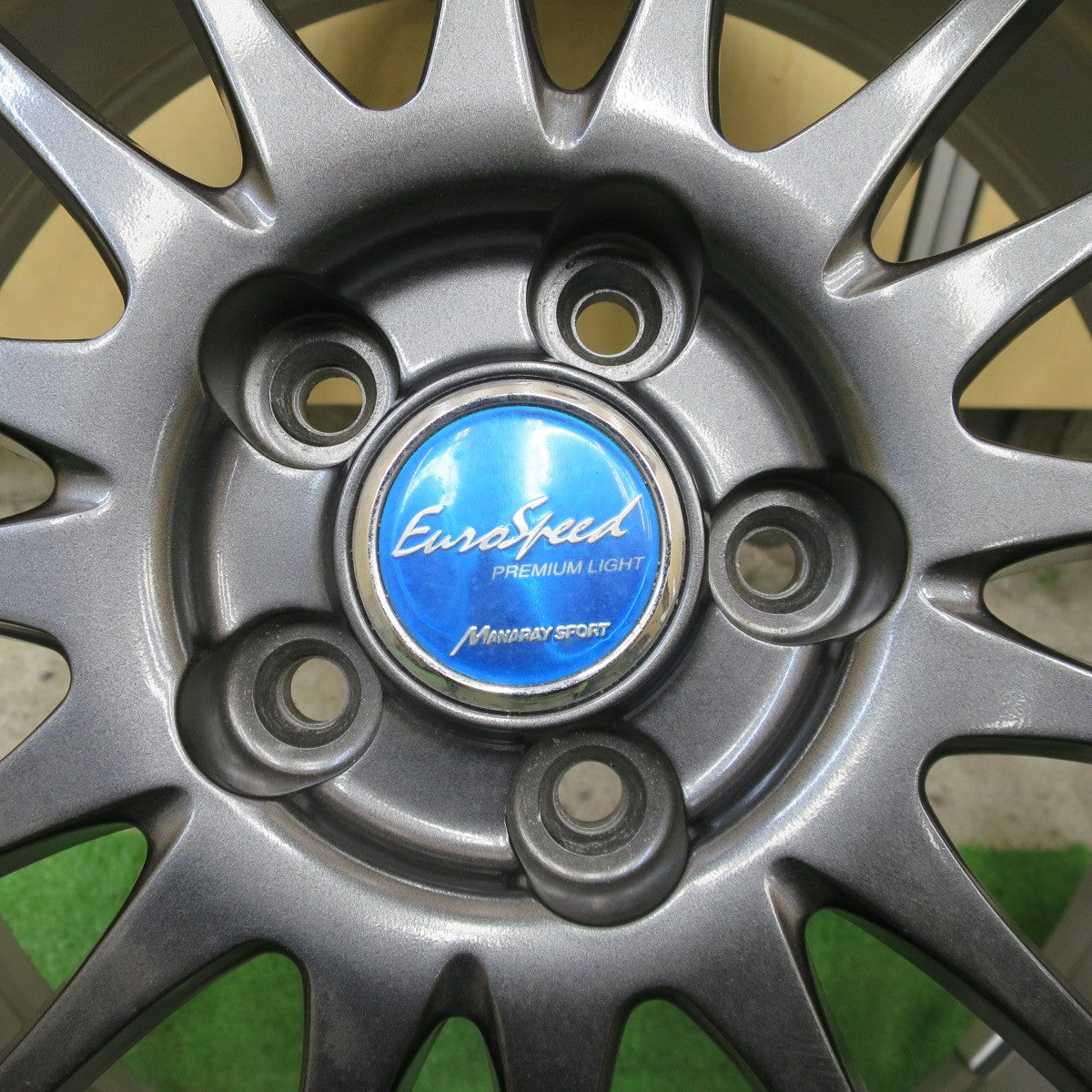 キレイ★EuroSpeed PREMIUM LIGHT MANARAY SPORT 17インチ ホイール ユーロスピード マナレイ スポーツ 17×7J PCD100/5H★6070602NGホ