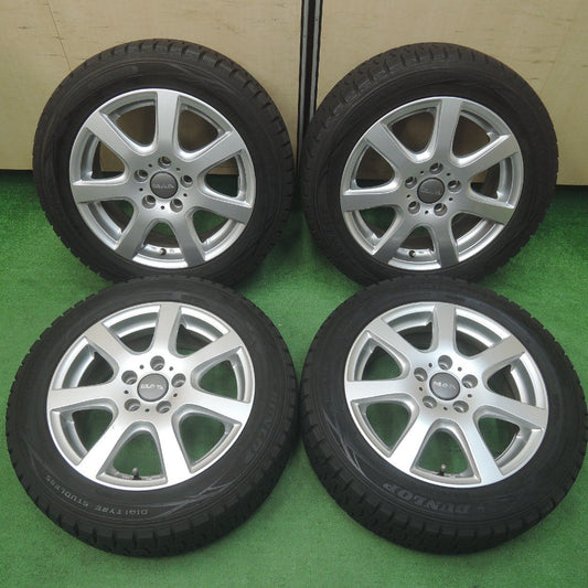 バリ溝！キレイ！9分★ワーゲン等 MAK 205/55R16 スタッドレス ダンロップ ウインターマックス WM01 PCD112/5H★3122710SYス