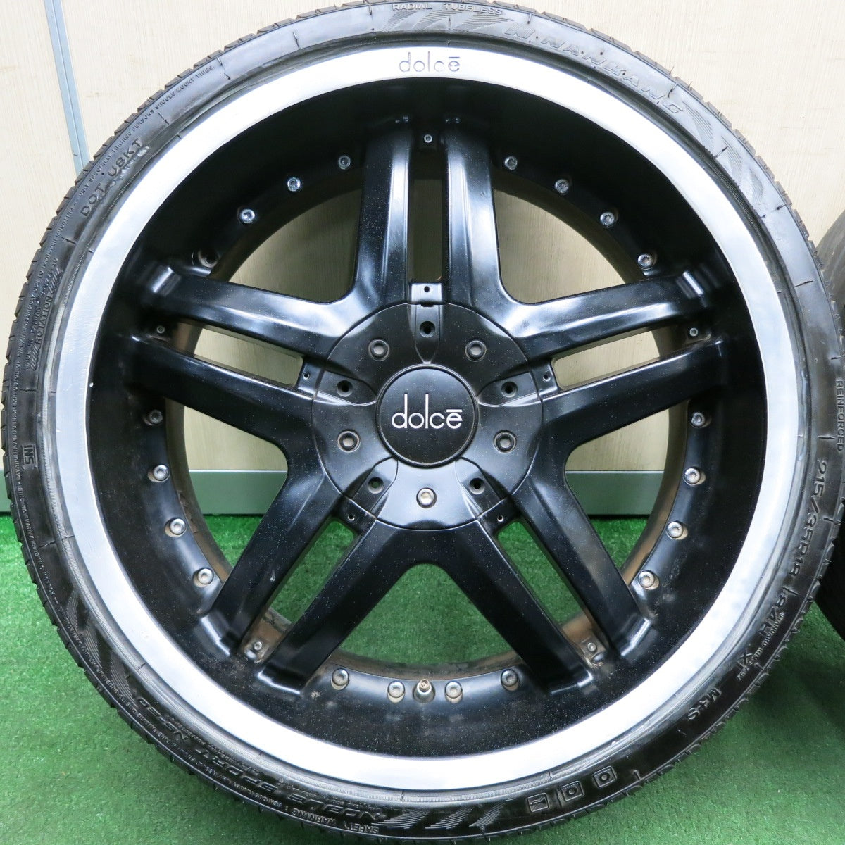 *送料無料* 4本★dolce 215/35R18 トライアングル TR968 ナンカン NS-20 ドルチェ 18インチ PCD100 114.3/4H マルチ★4032416HAノ