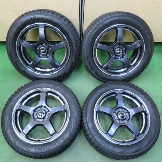 バリ溝！21年！キレイ！9.5分以上★スタッドレス 215/55R17 ヨコハマ アイスガード iG70 F-DiRECTION WS5 Fディレクション 17インチ PCD114.3/5H★5100710イス