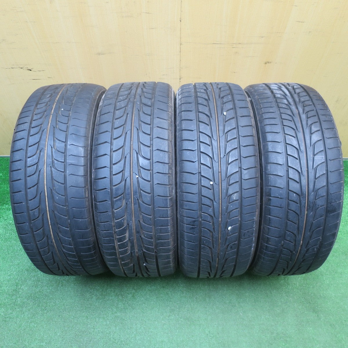 バリ溝！9分★Kranze Cerberus 215/45R17 ファイアストン ファイアホーク ワイドオーバル クレンツェ ケルベロス 17インチ PCD114.3/4H★5111906NJノ