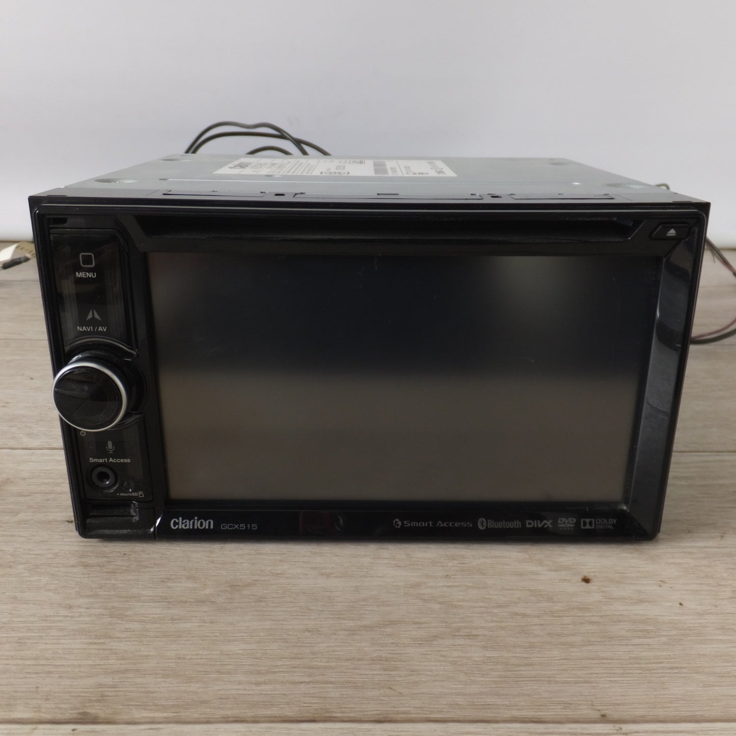 [送料無料] 現状品★クラリオン製 マツダ 純正 メモリーナビゲーション MZ609650 GCX515 セキュリティロック[29]★