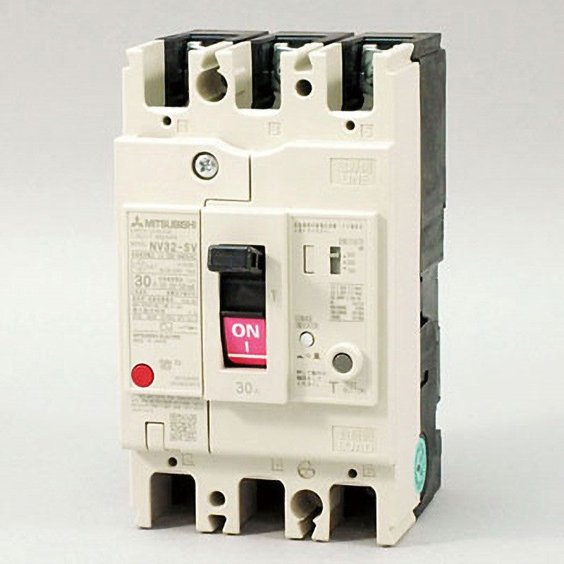 ●複数在庫有●[送料無料] 未使用☆三菱 漏電 遮断器 NV32-SV 100-440VAC 3P 30A 100・200・500mA 配電 ブレーカー 遮断機☆