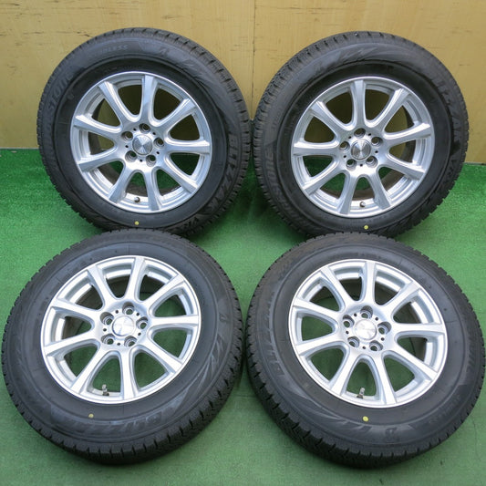 バリ溝！24年！キレイ！9.5分★プリウス 等 195/65R15 スタッドレス ブリヂストン ブリザック VRX2 DUFACT デュファクト 15インチ PCD100/5H★6032808HAス
