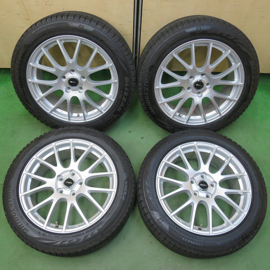 バリ溝！キレイ！9.5分★スタッドレス 225/50R18 ブリヂストン ブリザック VRX2 TOPRUN トップラン 18インチ PCD114.3/5H★6010602イス