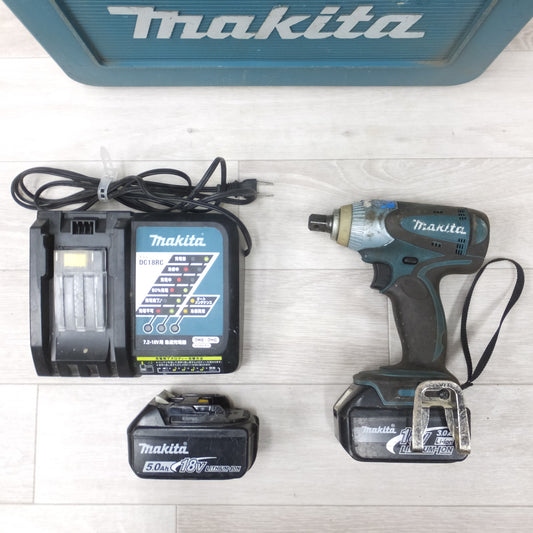 [送料無料] バッテリー2個付◆マキタ 充電式 インパクト レンチ TW251D 18V 充電器 ケース付き 電動 工具◆