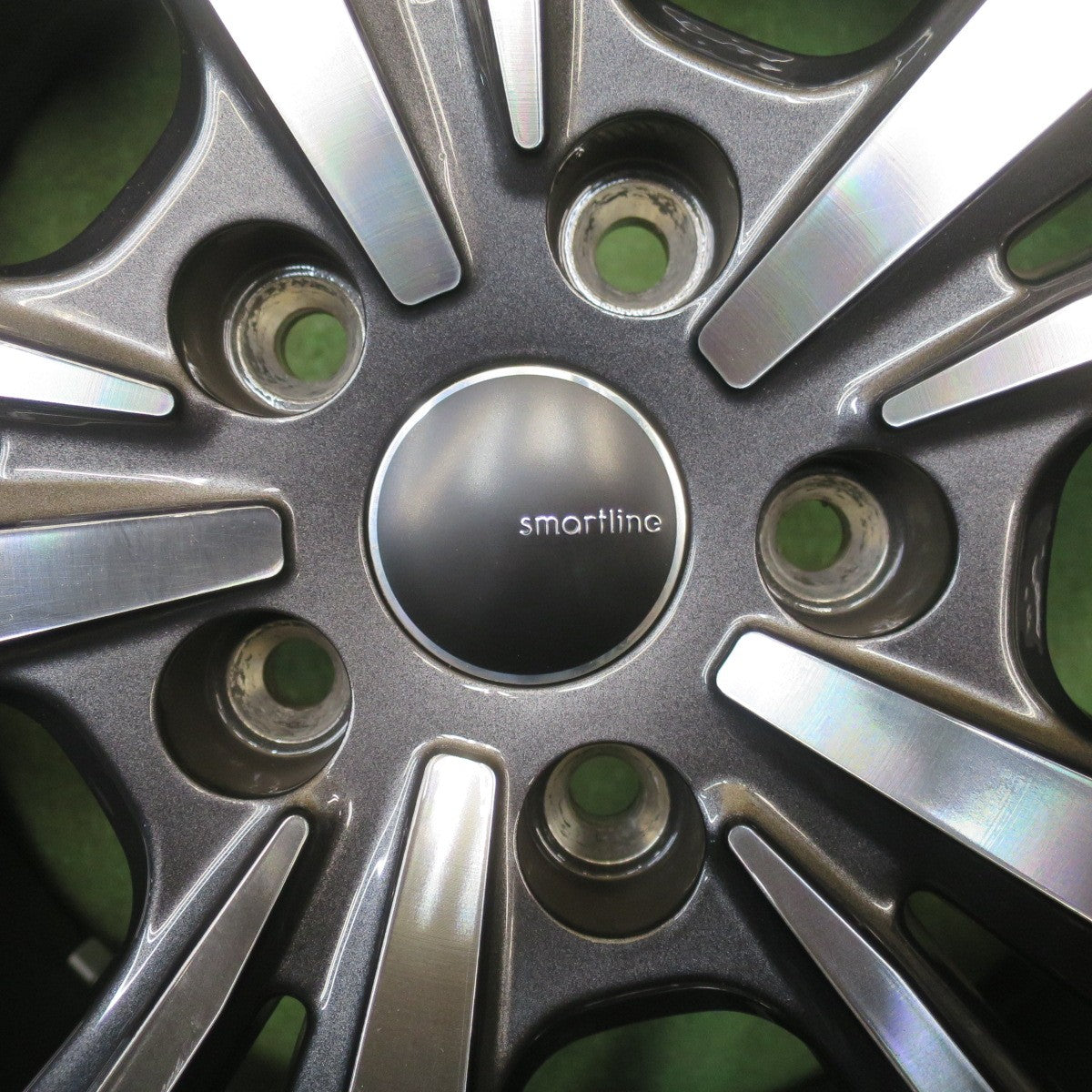 ほぼ未使用！24年！キレイ★BMW 等 smartline 365 225/50R18 スタッドレス ダンロップ ウインターマックス WM02 スマートライン 18インチ PCD112/5H★6030903NJス