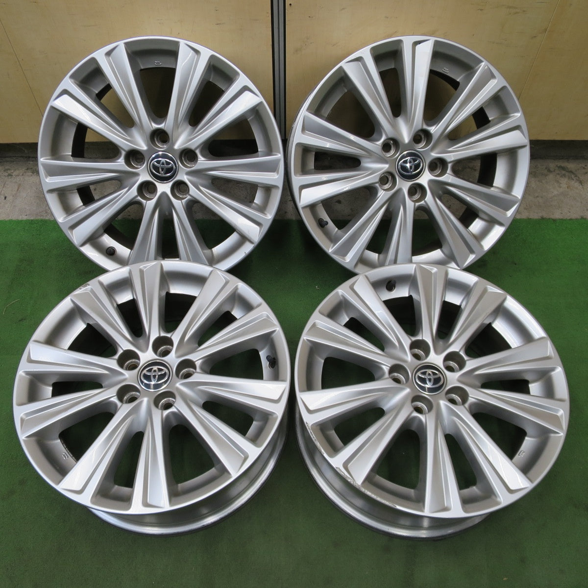 4本価格◎トヨタ 30系 アルファード ヴェルファイア 純正 ホイール 18インチ 18×7.5J PCD114.3/5H◎6081202NGホ
