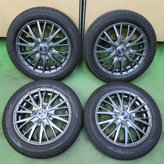 バリ溝！8.5分★スタッドレス 155/65R14 ヨコハマ アイスガード iG50 プラス ravrion RM01 ラブリオン 14インチ PCD100/4H★5082906イス