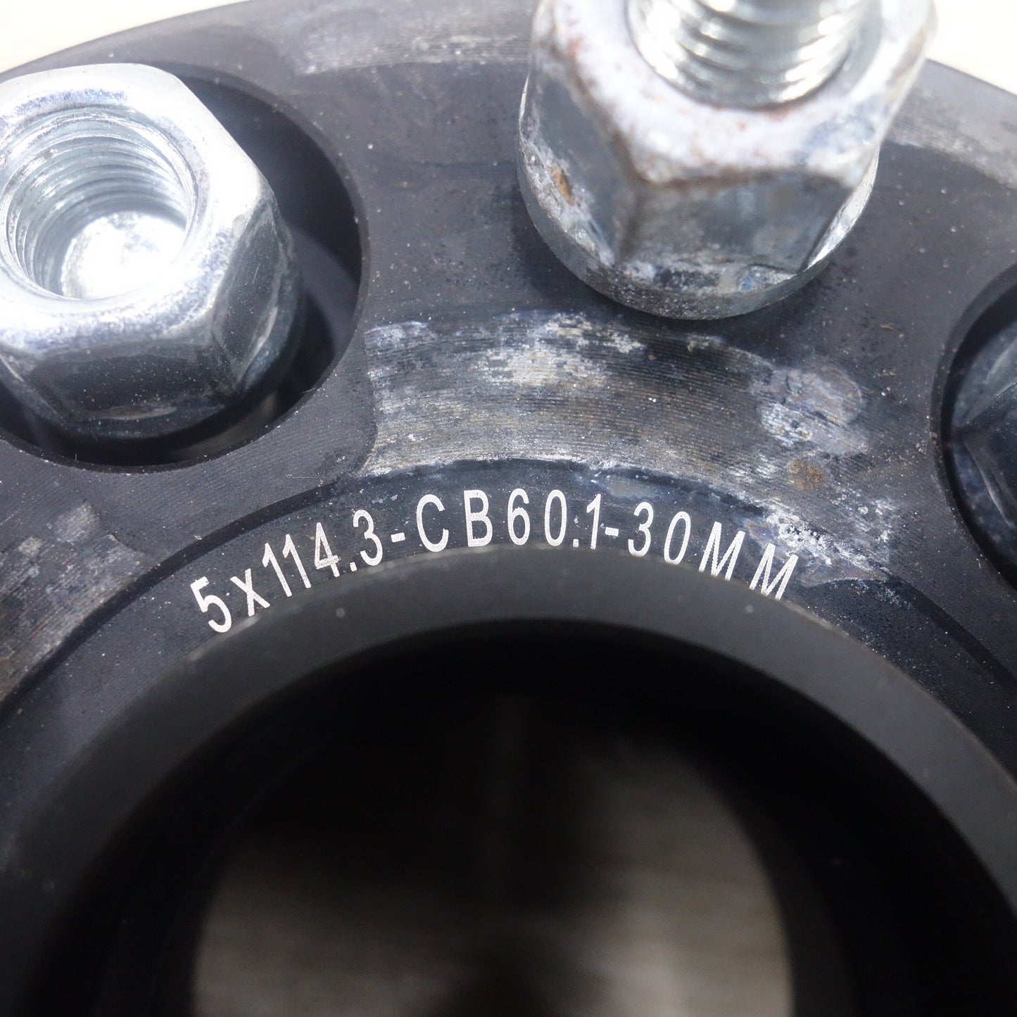 [送料無料] 2枚セット◆HELIX AUTO ワイド トレッド スペーサー PCD114.3/5H CB60.1-30mm P1.5 Φ60 ホイール スペーサー マットブラック◆