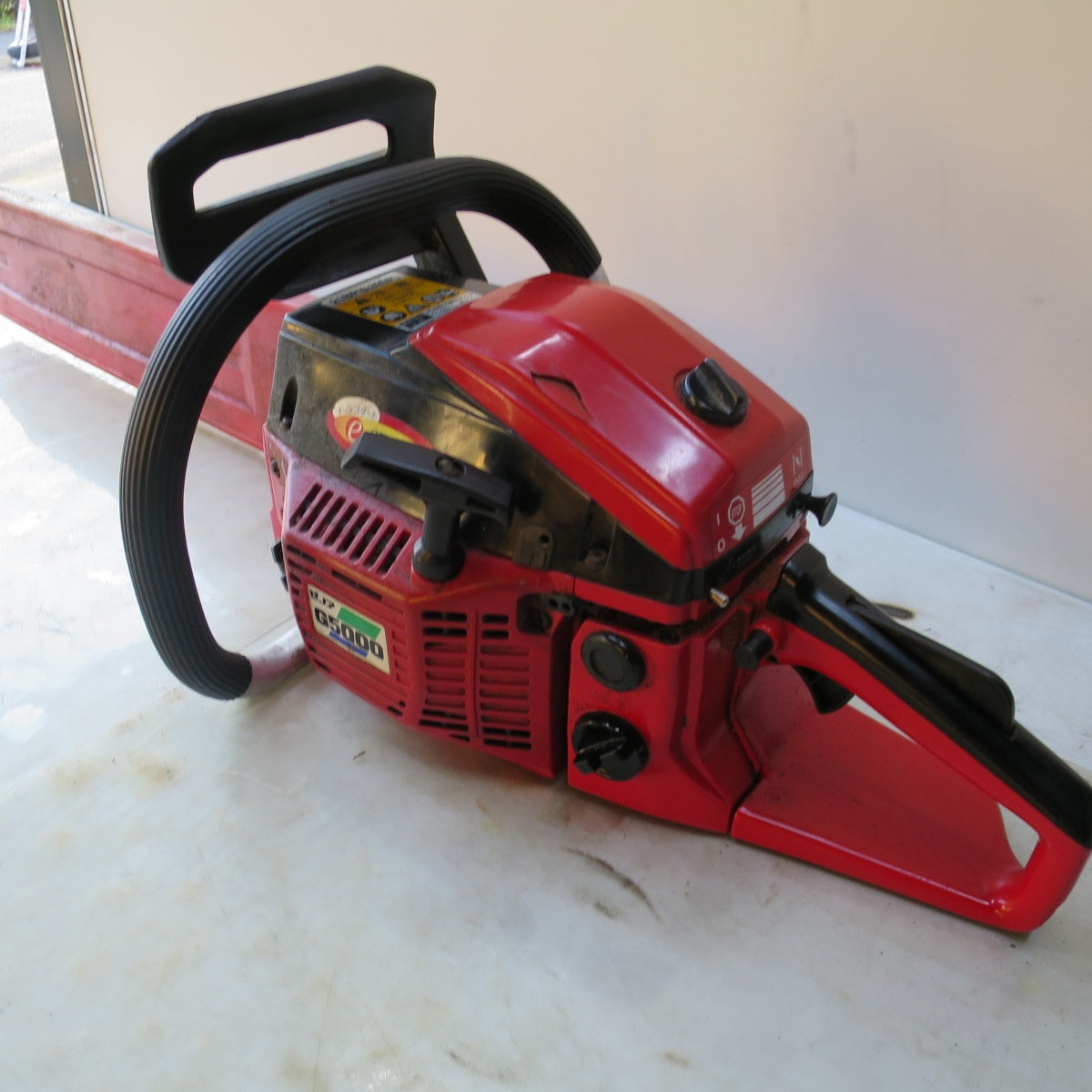 [送料無料] ◆ゼノア エンジン チェンソー G5000 切断機 電動 工具 チェーンソー ZENOAH ジャンク品◆