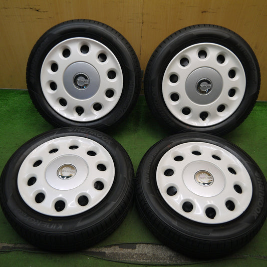 ほぼ未使用！24年！キレイ★ダイハツ ミラ ココア 純正 スチール 155/65R14 ハンコック KINERGY ECO2 14インチ PCD100/4H★5082507Hノ