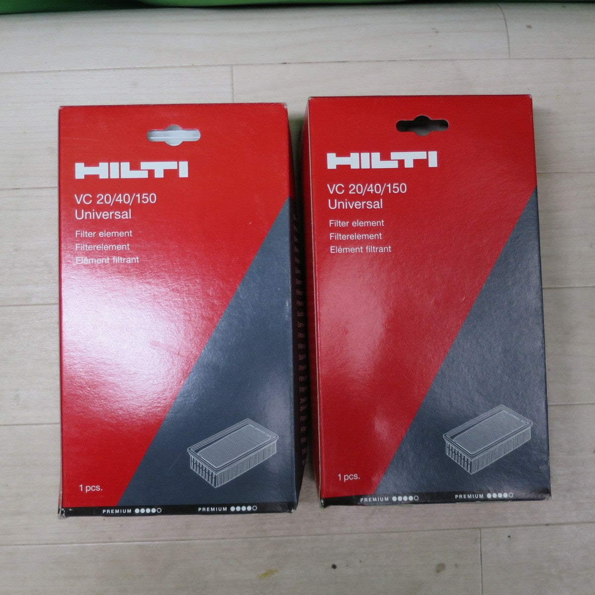 [送料無料] 未使用！2点まとめ売り☆HILTI ヒルティ ユニバーサルフィルター VC 20/40/150-X ユニバーサル #2261257 湿式 乾式 交換用 集じん☆