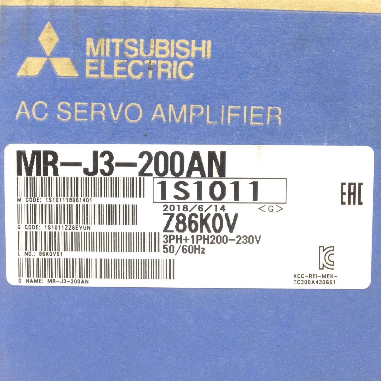 [送料無料] 未使用◆三菱 AC サーボ アンプ 汎用 インタフェース MR-J3-200AN MITSUBISHI◆