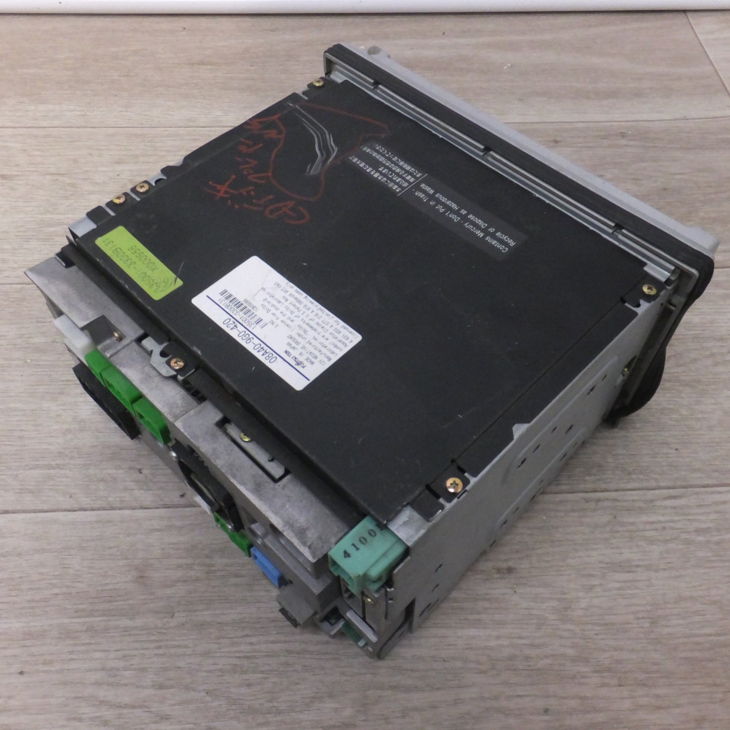 [送料無料] ジャンク★富士通テン製 ホンダ 純正 DVDナビゲーション Gathers VXD-059CV 08A40-9G0-420(48)★