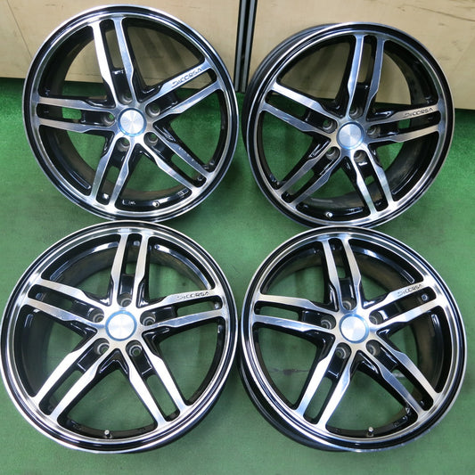 [送料無料] 4本価格★Decorsa GALAX デコルサ ギャラックス 18インチ ホイール 18×7.5J PCD114.3/5H★4102904SYホ