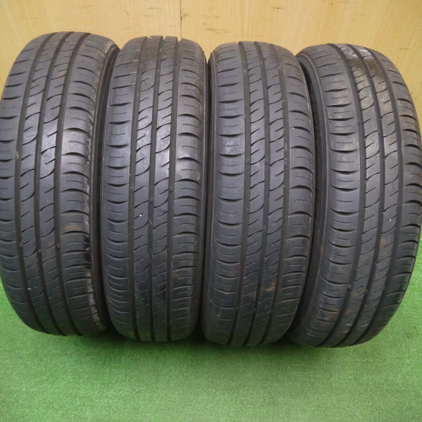 [送料無料] バリ溝！9分★ダイハツ タント ムーヴ 等 純正 155/65R14 マーシャル MH12 14インチ PCD100/4H★4120904Hノ