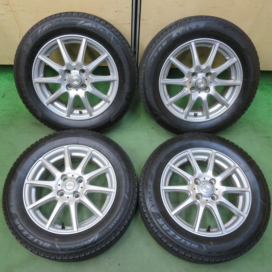 バリ溝！24年！9.5分★スタッドレス 175/65R15 ブリヂストン ブリザック VRX3 AIRNOVA SA10 エアノヴァ 15インチ PCD100/4H★5112411イス