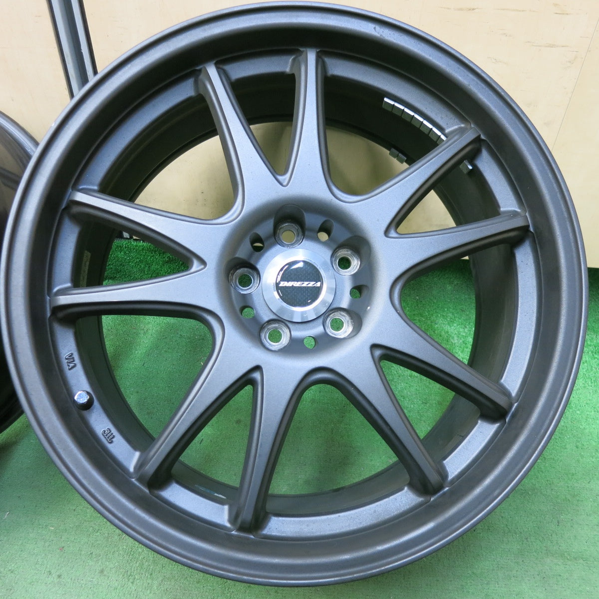キレイ★86 BRZ 等 5ZIGEN DIREZZA ST01F 18インチ ホイール 18×8J 5次元 ディレッツァ PCD100/5H★5051606SYホ