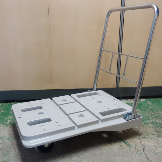 [送料無料] 美品☆サカエ スタッキング ハンドカー 台車 平台車 ブレーキ付き SPD-720 運搬☆
