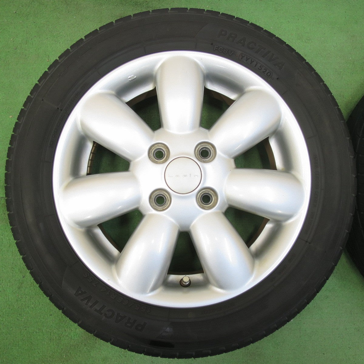 [送料無料] キレイ★スズキ ラパン 純正 155/65R14 プラクティバ ヨコハマ製 14インチ PCD100/4H★5031803イノ