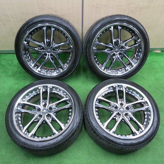 [送料無料] バリ溝！23年！キレイ！9.5分★kranze SCINTILL 245/40R20 ヨコハマ BluEarth-RV RV03 クレンツェ シンティル 20インチ PCD114.3/5H★4111809TNノ