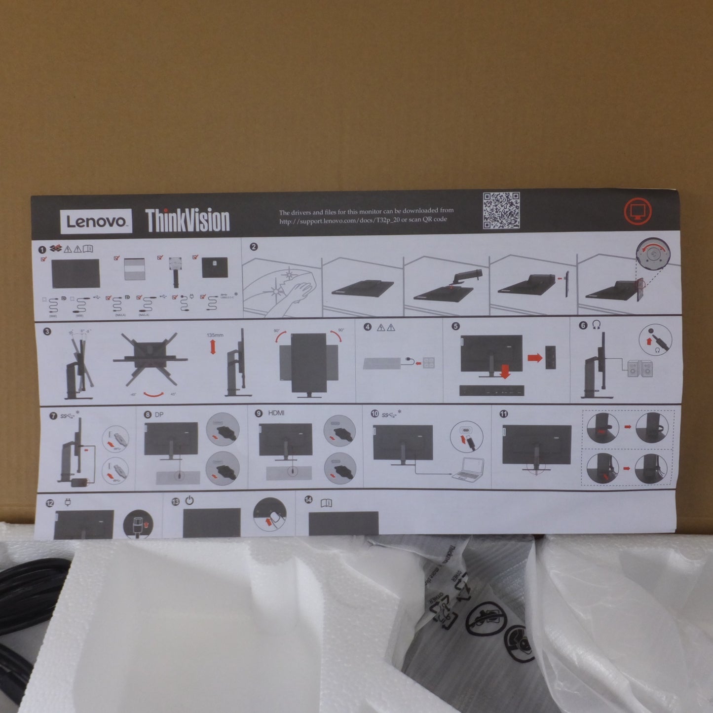 [送料無料] 未使用★レノボ Lenovo ThinkVision T32p-20 C19315UT0 モニター 61F2-GAR2-WW　100-240V 50/60Hz★