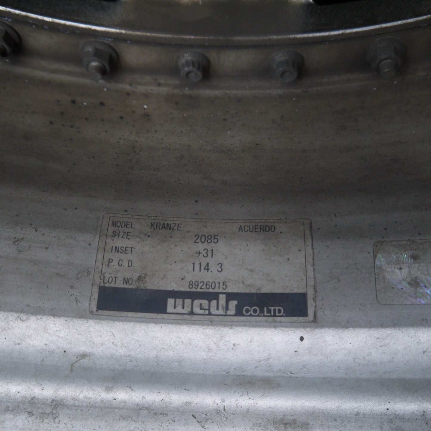 4本価格★kranze Acuerdo 245/35R20 ブリヂストン レグノ GRV2 クレンツェ アクエルド 20インチ PCD114.3/5H★5073005Hノ