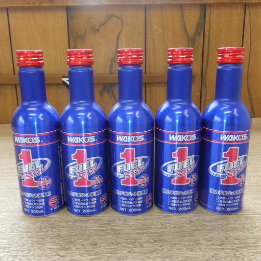 [送料無料] 未使用★和光ケミカル ワコーズ WAKO'S 強力デポジット洗浄剤 フューエルワン FUEL1 F101　燃料添加剤　5本 セット(2)★