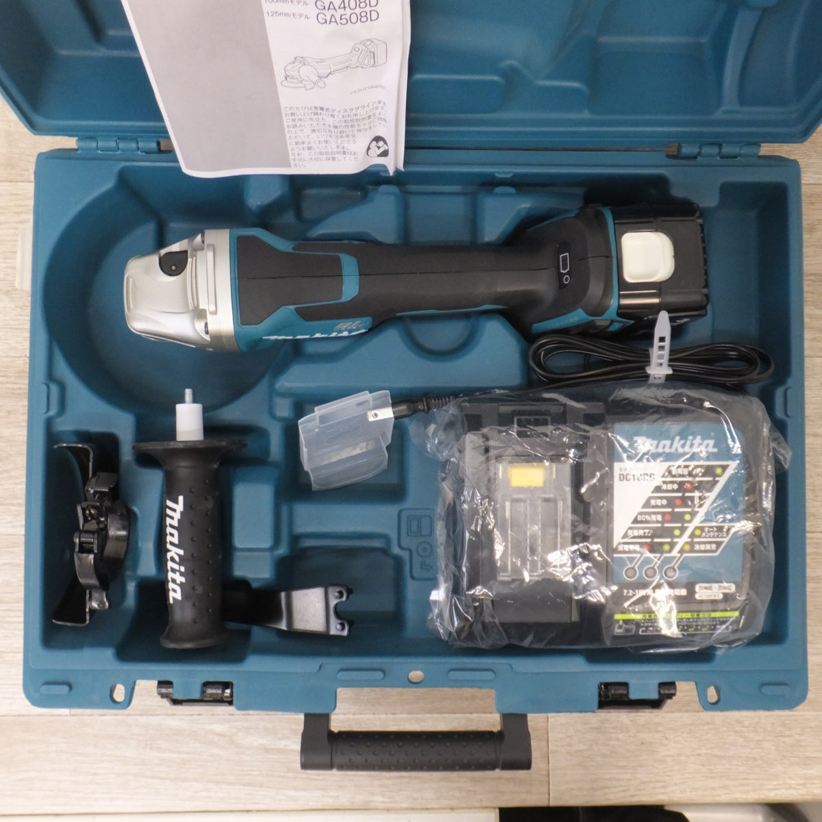 未使用 展示品★マキタ makita 100mm 充電式ディスクグラインダ GA407DRG 14.4V★