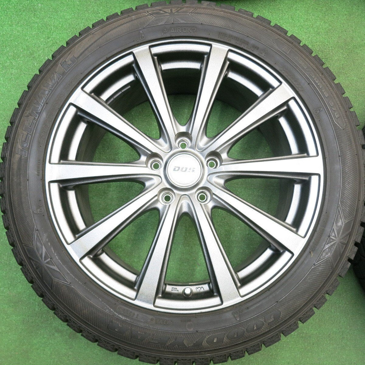 4本価格◎スタッドレス 235/50R18 グッドイヤー アイスナビ6 D.O.S. DOS 社外 アルミ 18インチ PCD114.3/5H◎6012205HAス