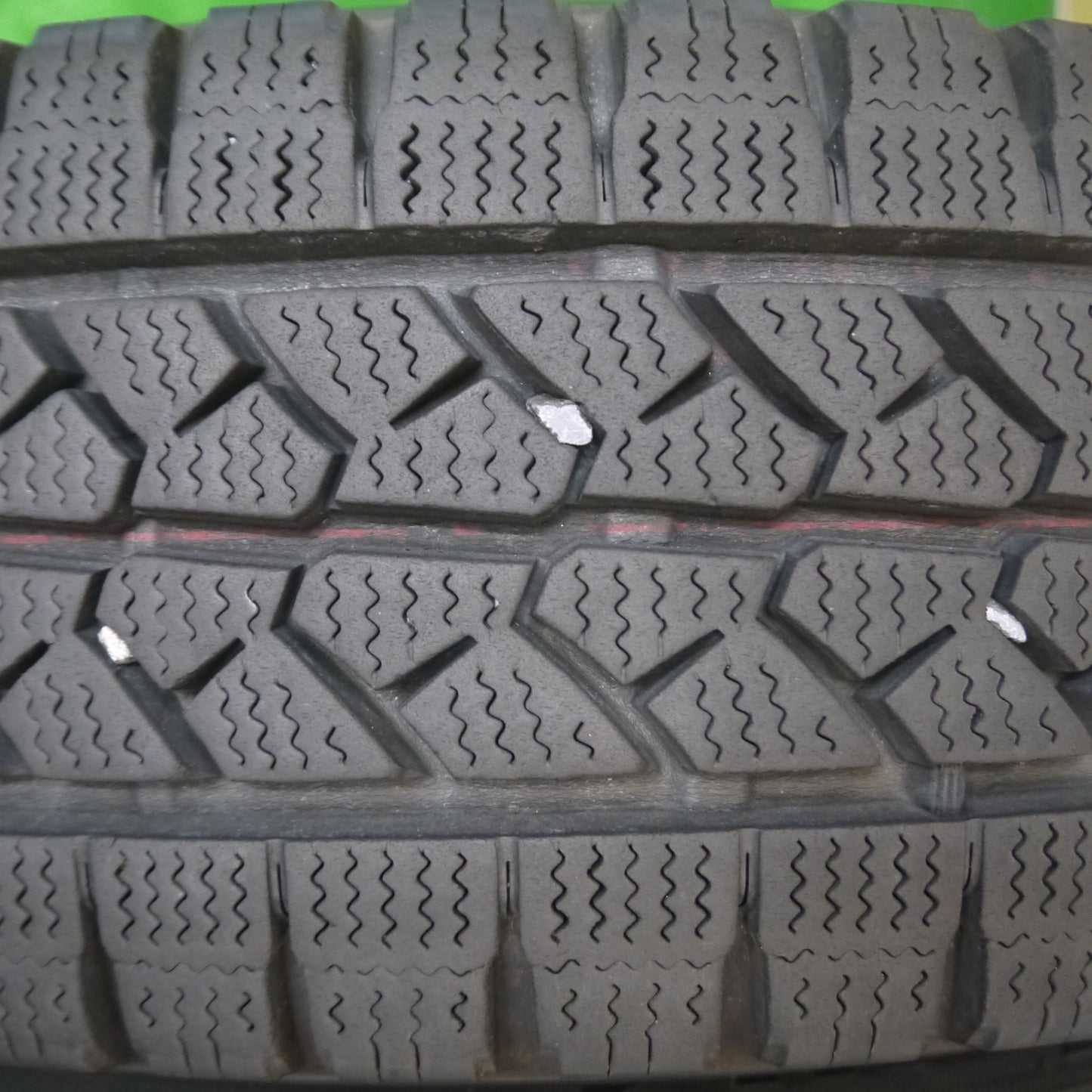 *送料無料* バリ溝！9分★トヨタ ハイエース 純正 スチール 195/80R15 107/105L スタッドレス ブリヂストン ブリザック VL1 PCD139.7/6H★4080603Hス