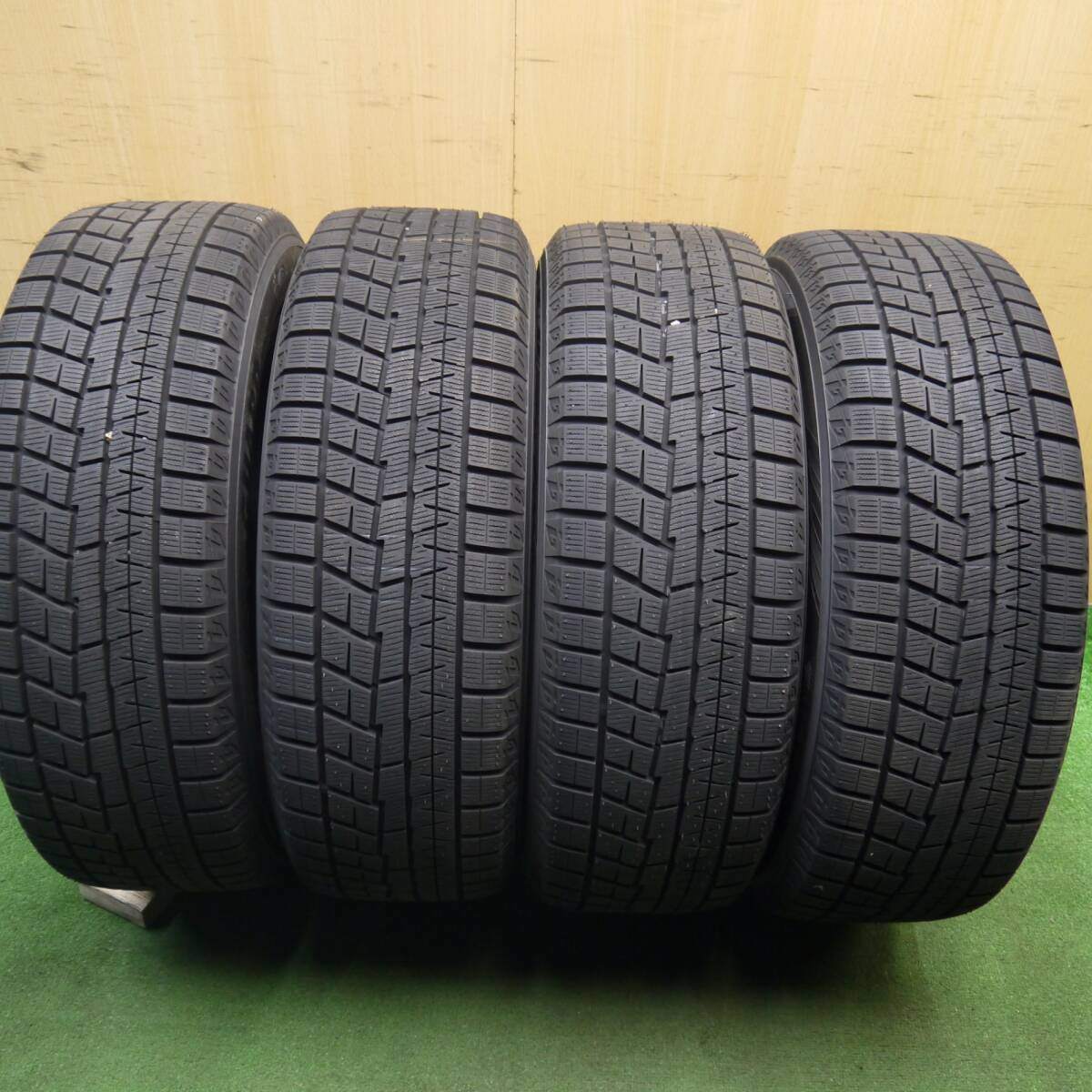 タイヤほぼ未使用！21年！キレイ★スタッドレス 215/55R18 ヨコハマ アイスガード iG60 EuroSpeed MANARAY SPORT ユーロスピード 18インチ PCD114.3/5H★5031906Hス