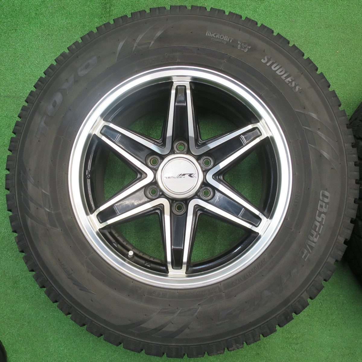 バリ溝！9分★スタッドレス 265/65R17 トーヨー オブザーブ GSi-5 REMUZEN 東京車輪 レミューゼン 17インチ PCD139.7/6H★5111401NJス