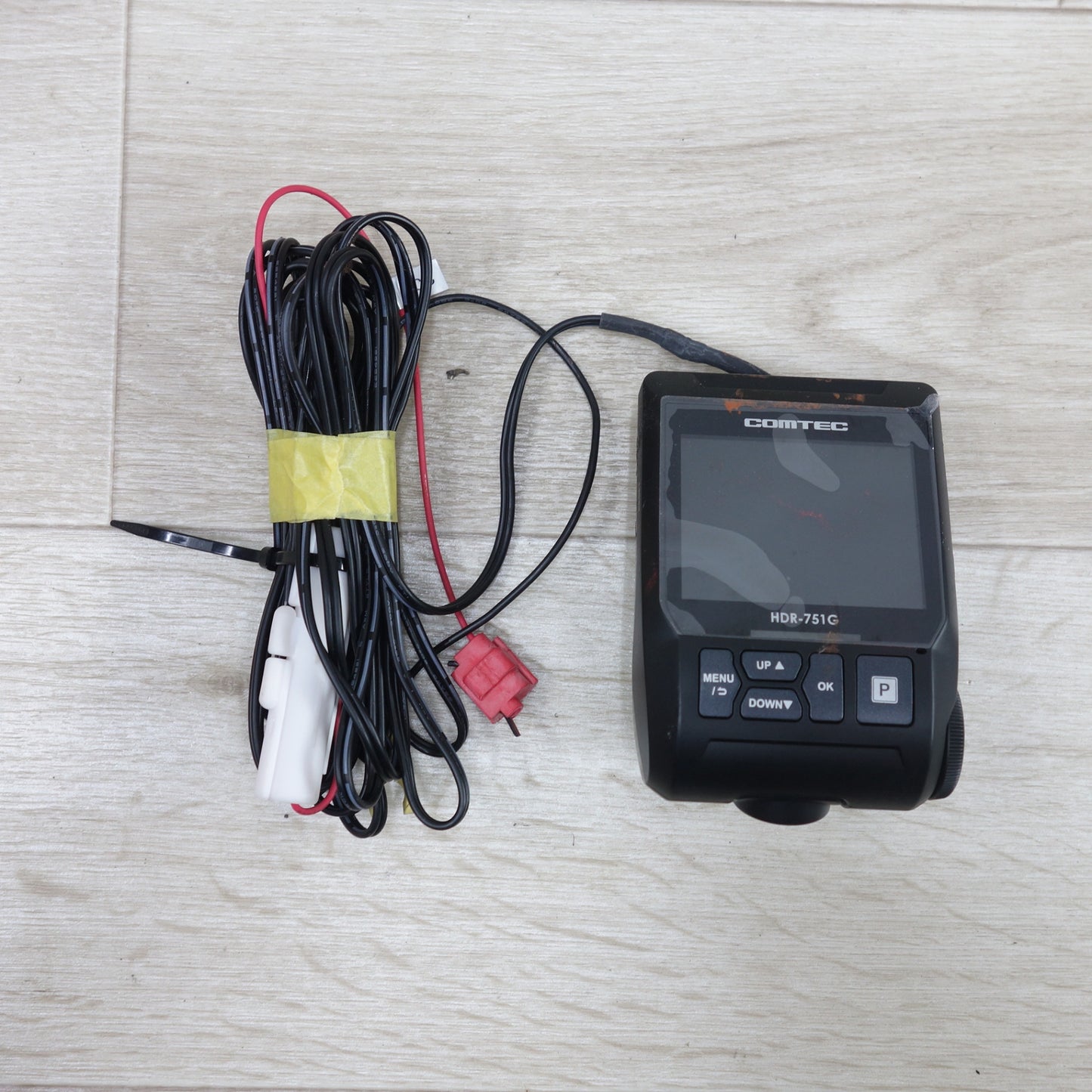 [送料無料] 付属品付き◆COMTEC GPS搭載 超広角 168° ドライブレコーダー HDR-751G ドラレコ コムテック◆